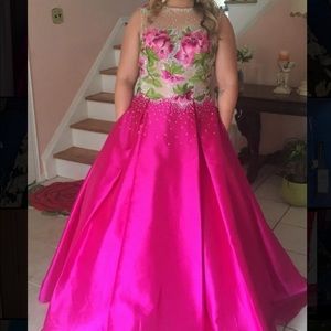 Magenta Ballgown